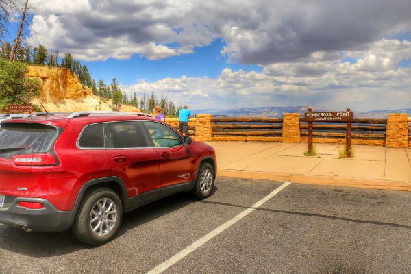 Bryce Canyon met auto