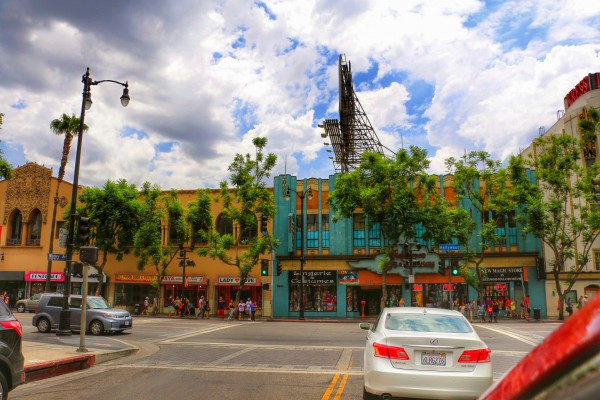 Hollywood Boulevard route