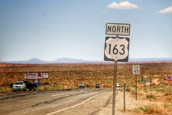 Route 163 North Monument Valley