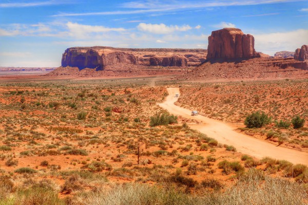 Route scenic drive Monument Valley