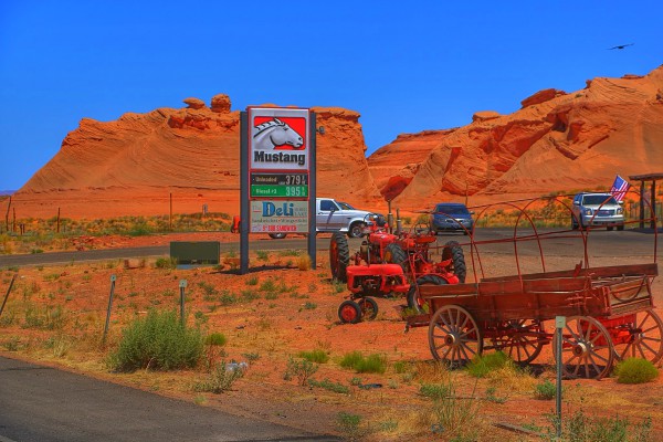 Antelope Canyon tours route