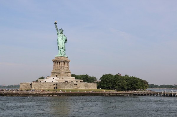 Het vrijheidsbeeld in New York