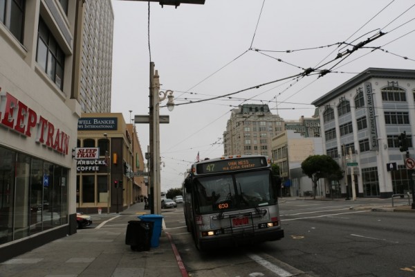 Met de bus in San Francisco