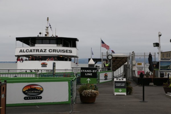 Alcatraz Cruises vertrek