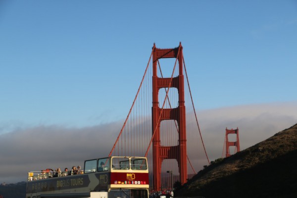 Big Bus Torus Golden Gate bridge San Francisco