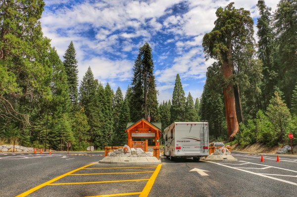 Ingang Sequoia National Park