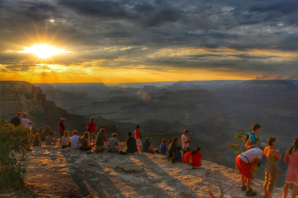 Grand Canyon zonsondergang