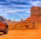 Met de auto door Monument Valley