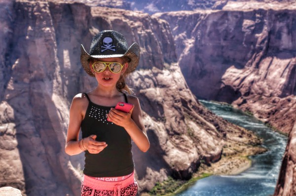 Met kinderen naar Amerika Horseshoe Bend