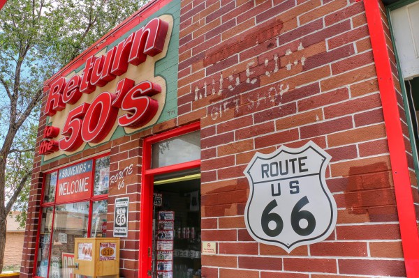 Route 66 souvenir winkel