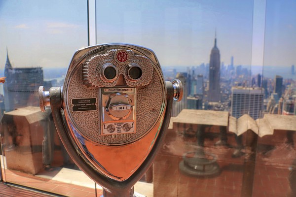 Top of the Rock Observation Deck view