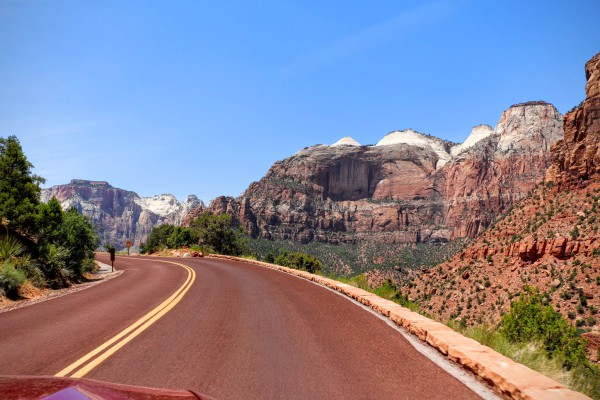 Zion National Park route