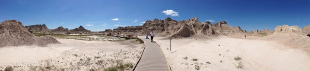 Wandelen in Badlands - South Dakota