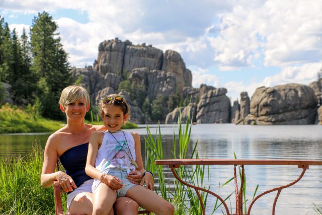 Sylvan Lake - genieten van het uitzicht op een terrasje