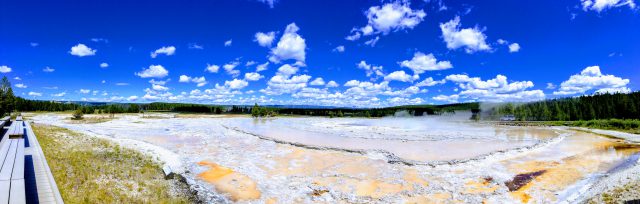 Yellowstone White Dome Geyser