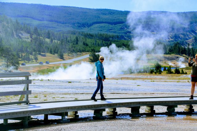 Wandelen in Yellowstone