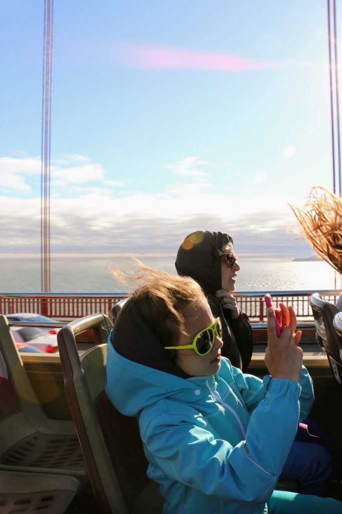 Over de Golden Gate Bridge